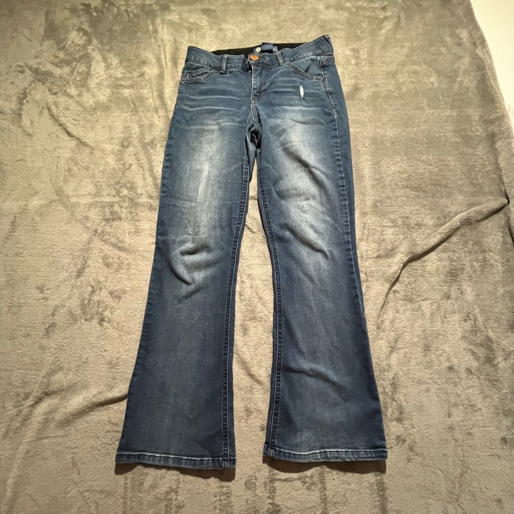 Democracy Jeans Women 6P Blue Ab-solution Bootcut B12211RDH29 Medium Wash Flare